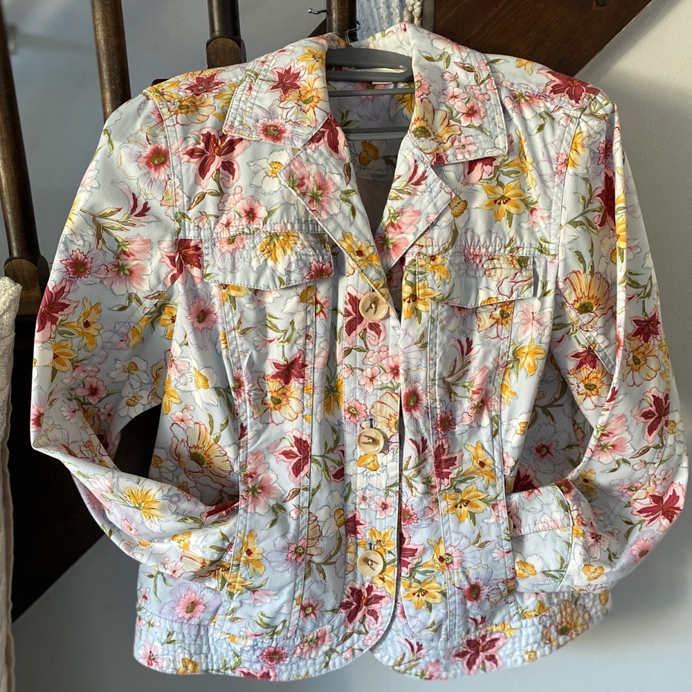 🌻Floral Women's Jacket - Picture 2 of 16